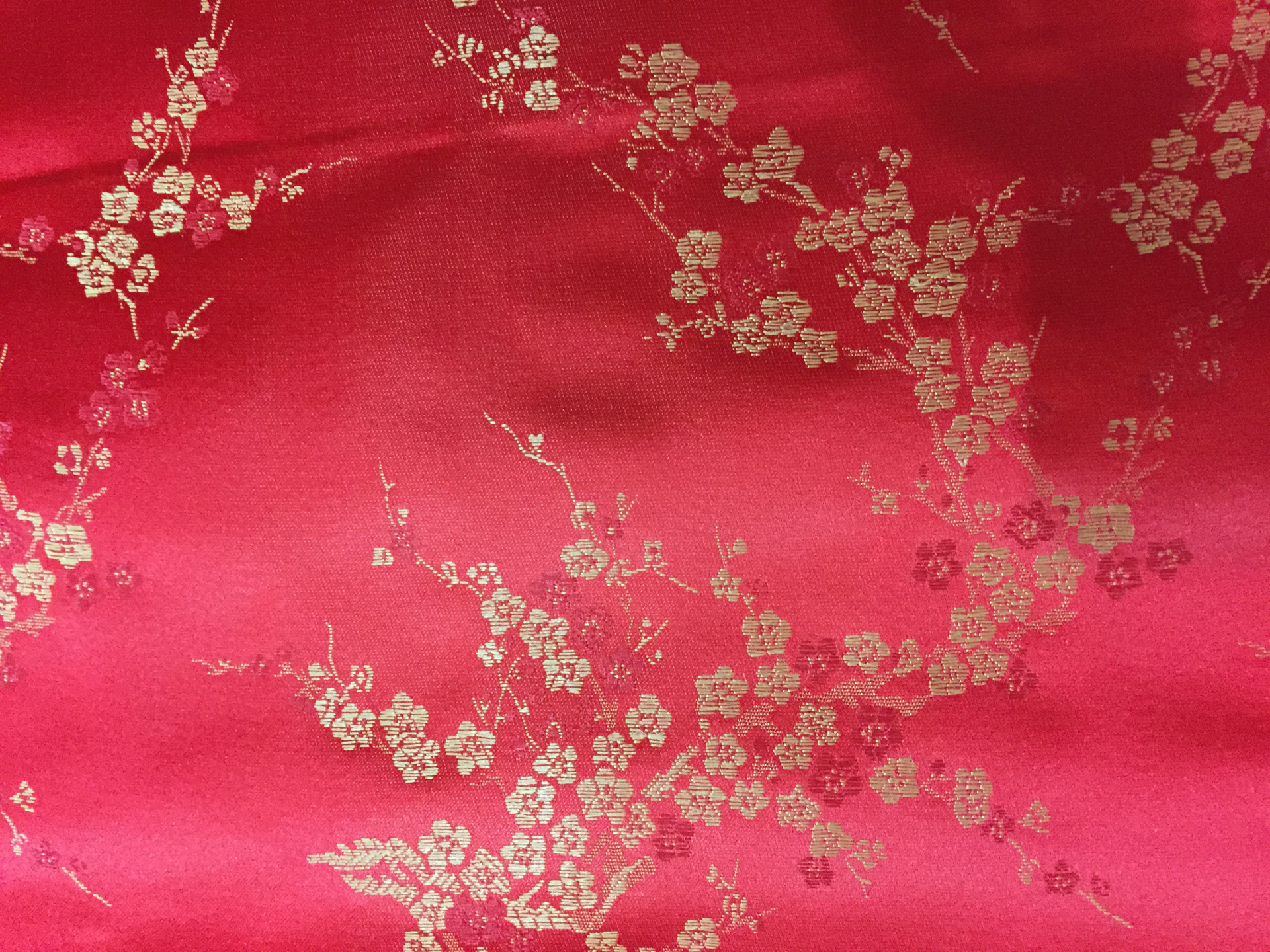 5米织锦缎锦盒工艺品包装尼龙纺织布料梅花