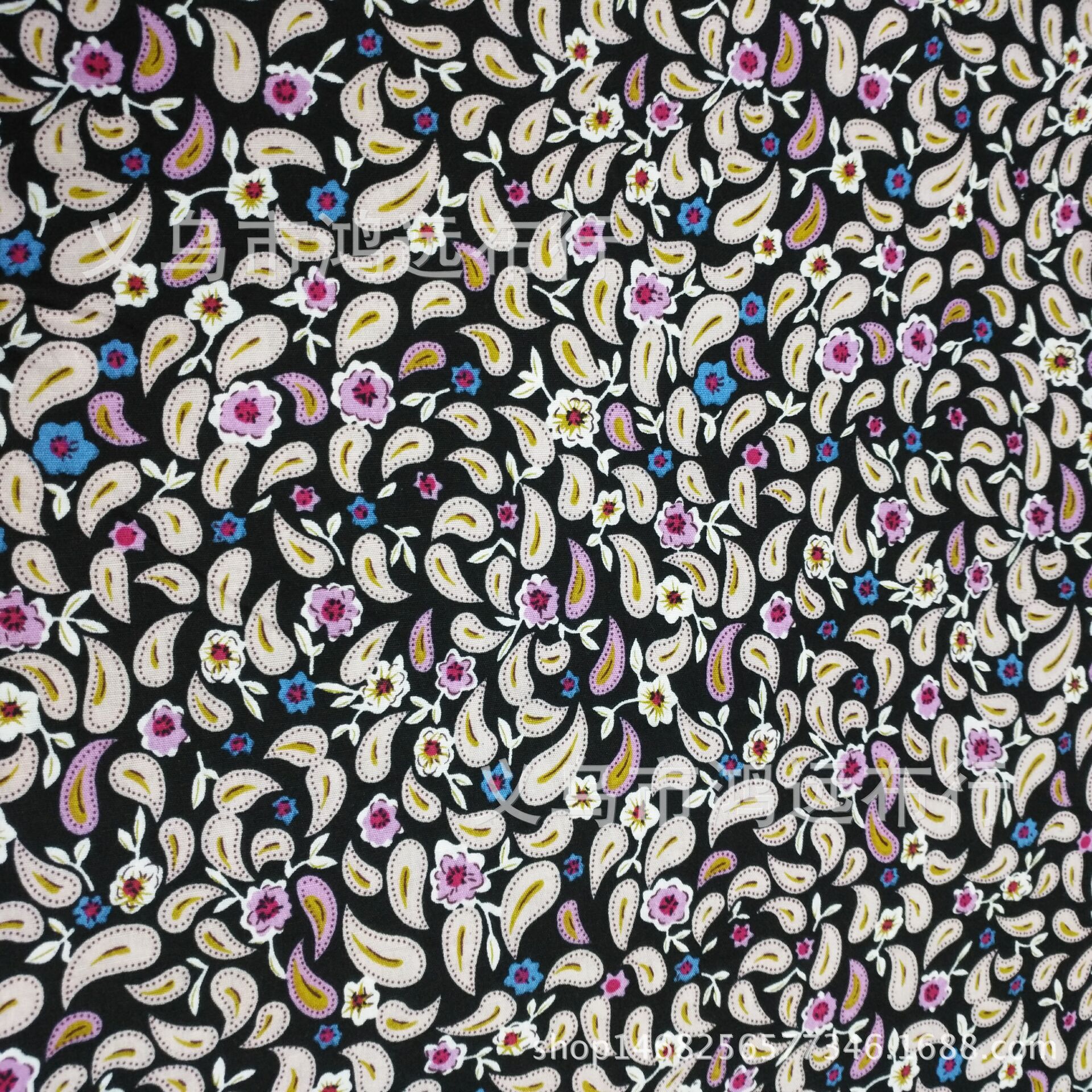 厂家直销 现货供应 全棉活性印花布 环保diy手工 全工艺俯绸面料