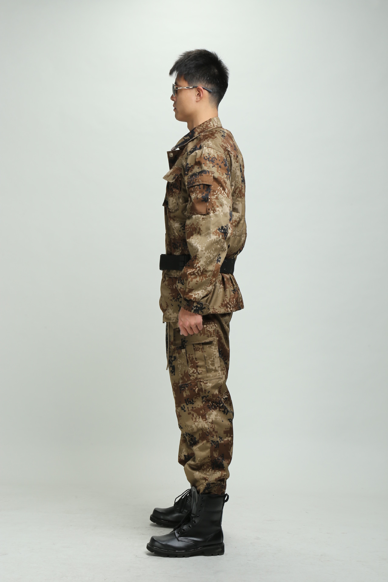 07荒漠迷彩服 冬耐磨防寒作训服套装 配发户外拓展训练服 .