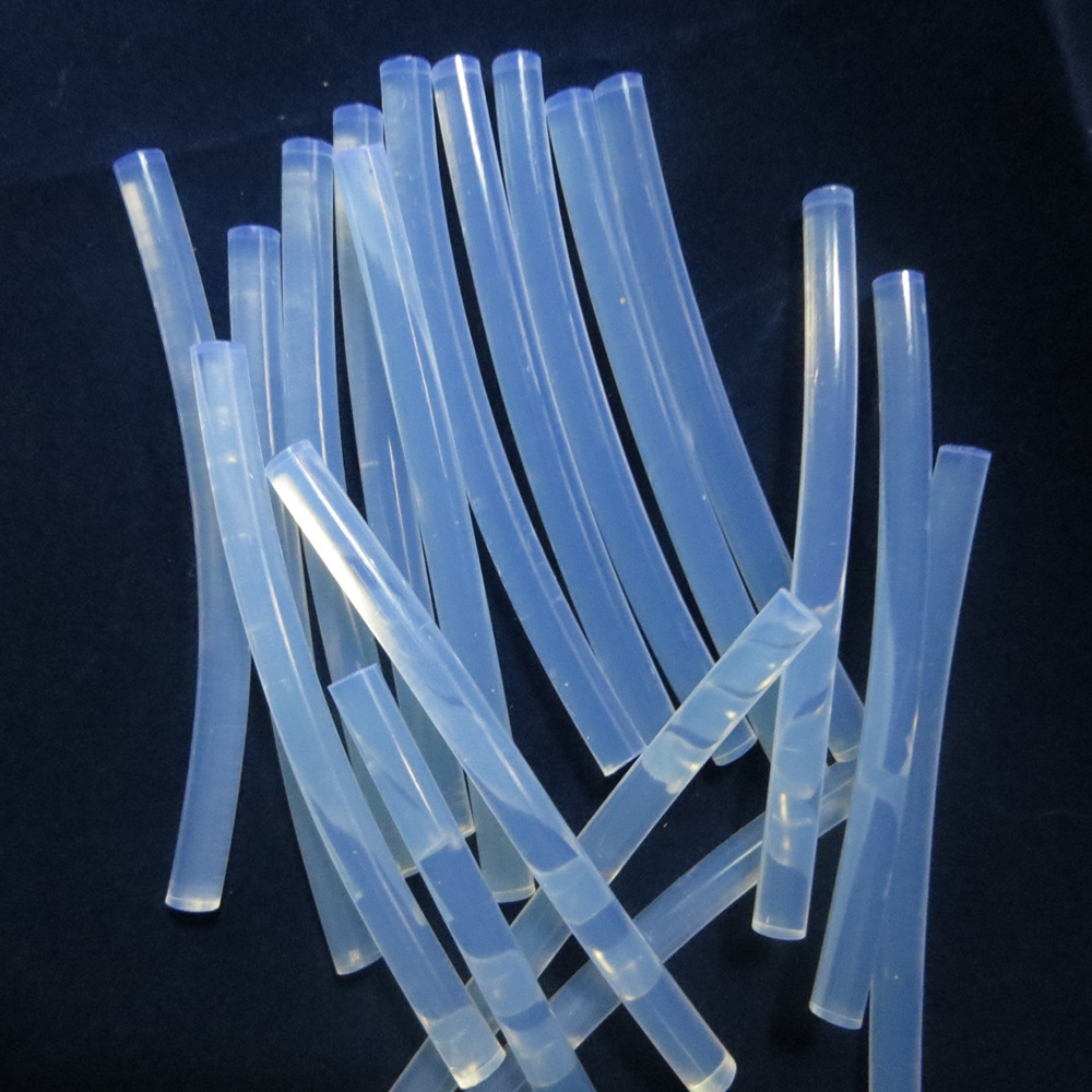 高质量透明 7x100mm 热熔胶条 热熔胶枪胶棒