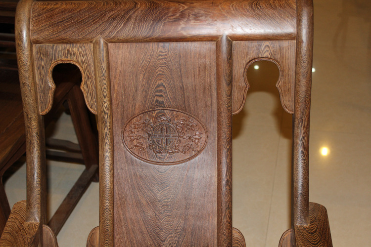 仙游铭华鸡翅木红木家具中式明清古典仿古休闲椅摇椅