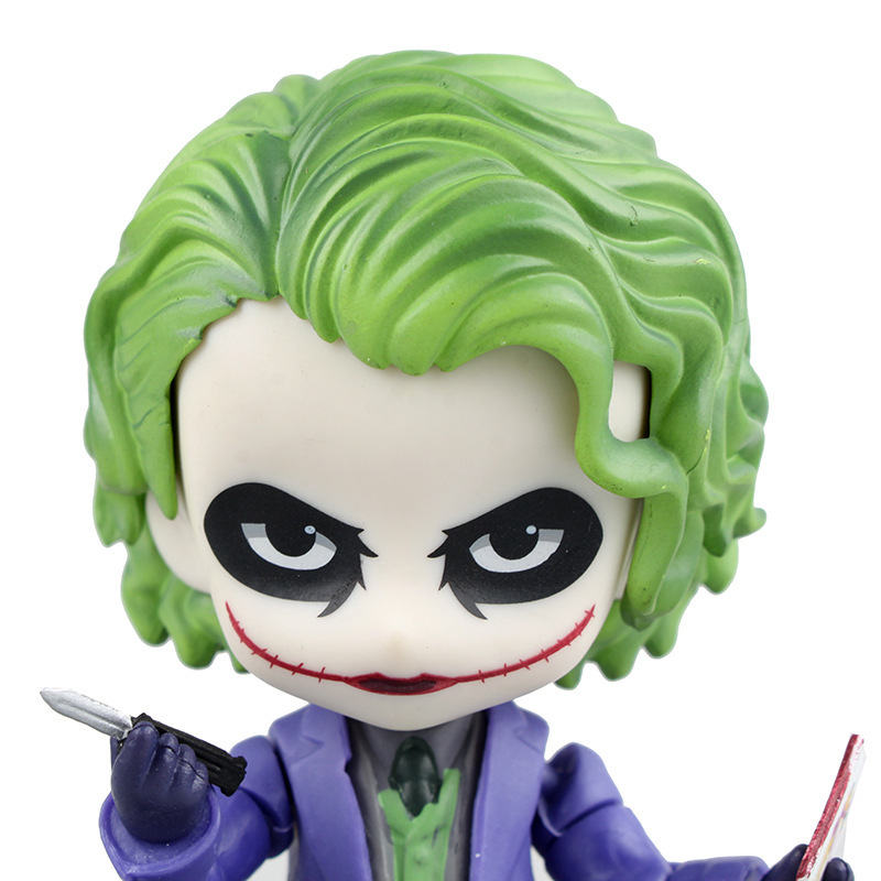 gsc 蝙蝠侠 黑暗骑士 joker q版566#小丑 粘土人 可动盒装手办