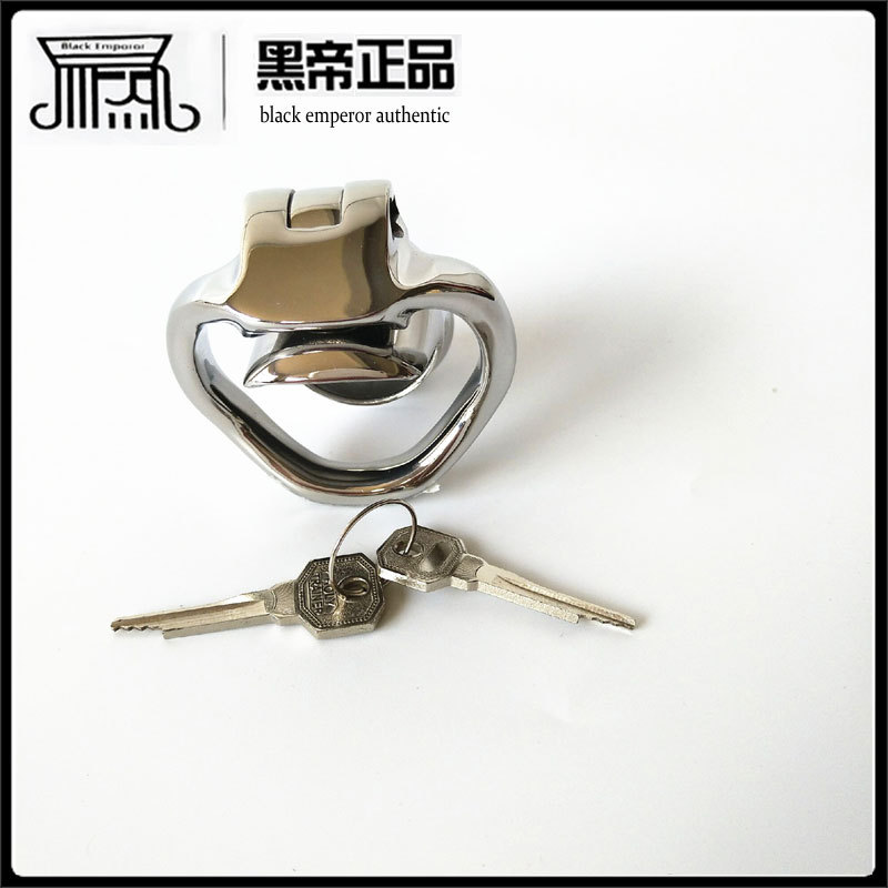 黑帝正品贞操锁装置男用2016不锈钢ht款笼子成人情趣用品厂家直销