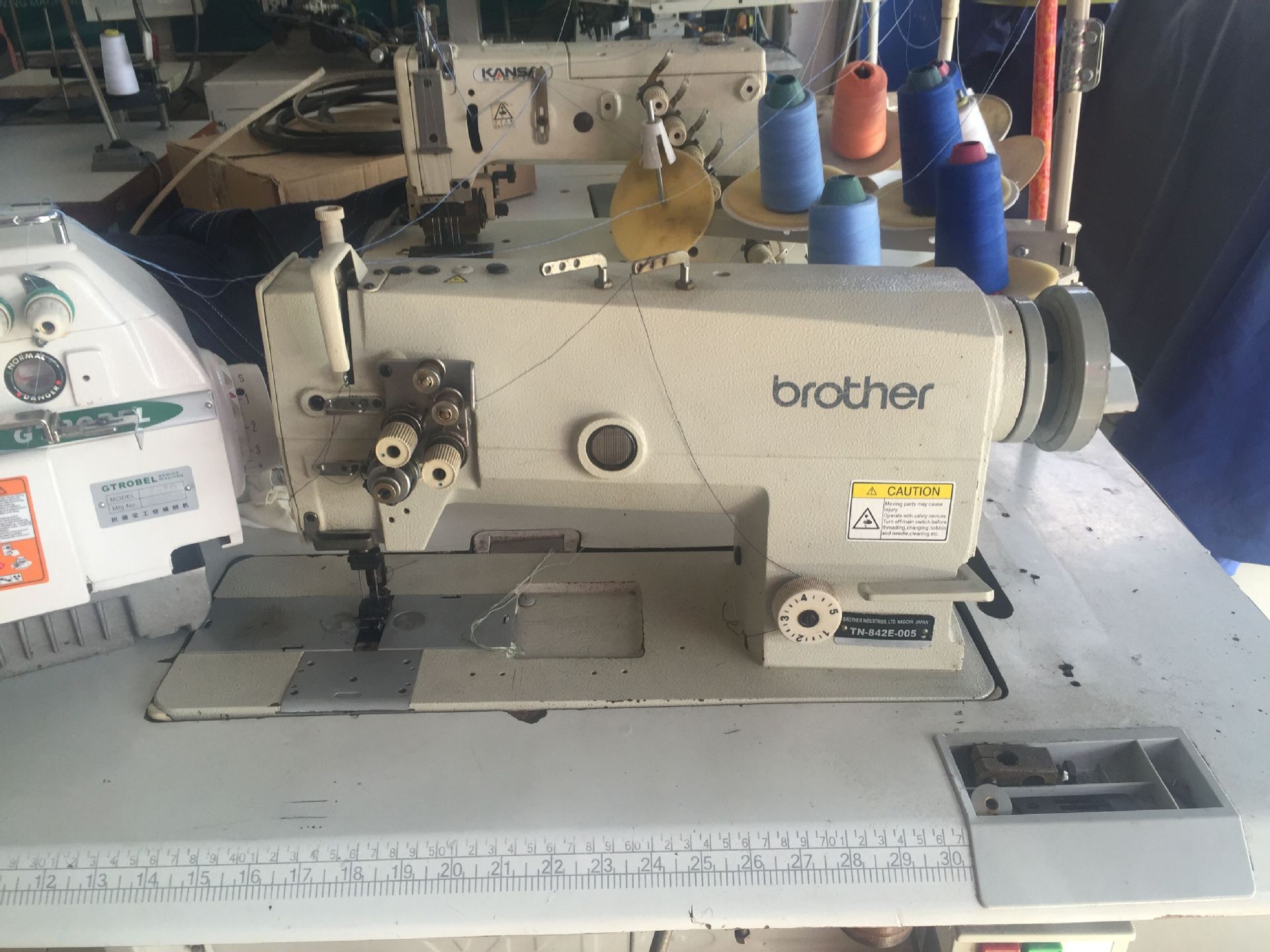 供应二手原装兄弟842e双针车 工业重机牌双针车 普通842双针机