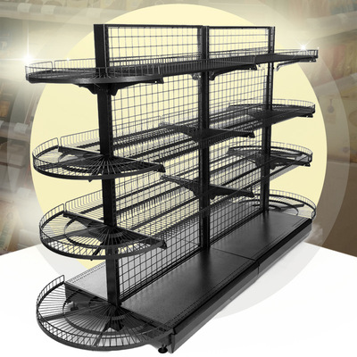 双面货架 展示架水果架 商场超市 饮料酒类货架