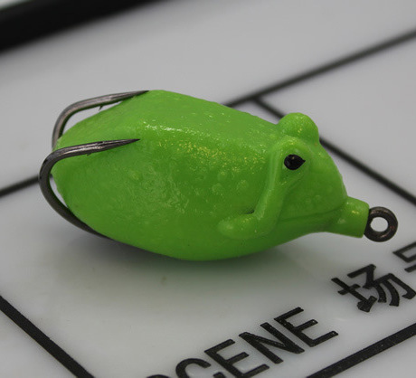 渔猎正品雷蛙11克通用型小蒙眼带倒钩刺血槽钩青蛙黑鱼路亚饵蛙