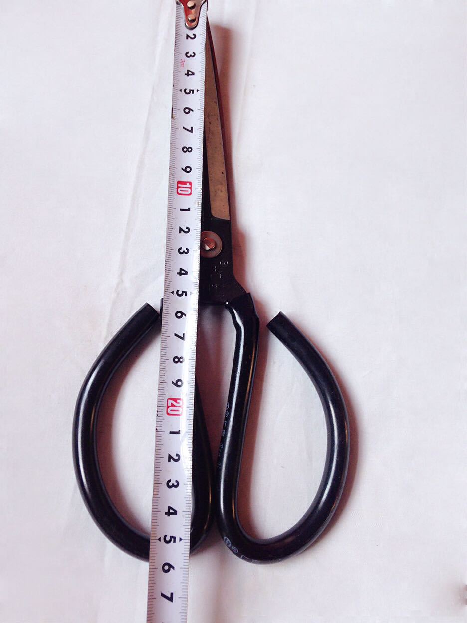 大剪刀 26厘米仁吉牌特大号裁剪布料毛毯地毯加大加宽剪刀挖槽