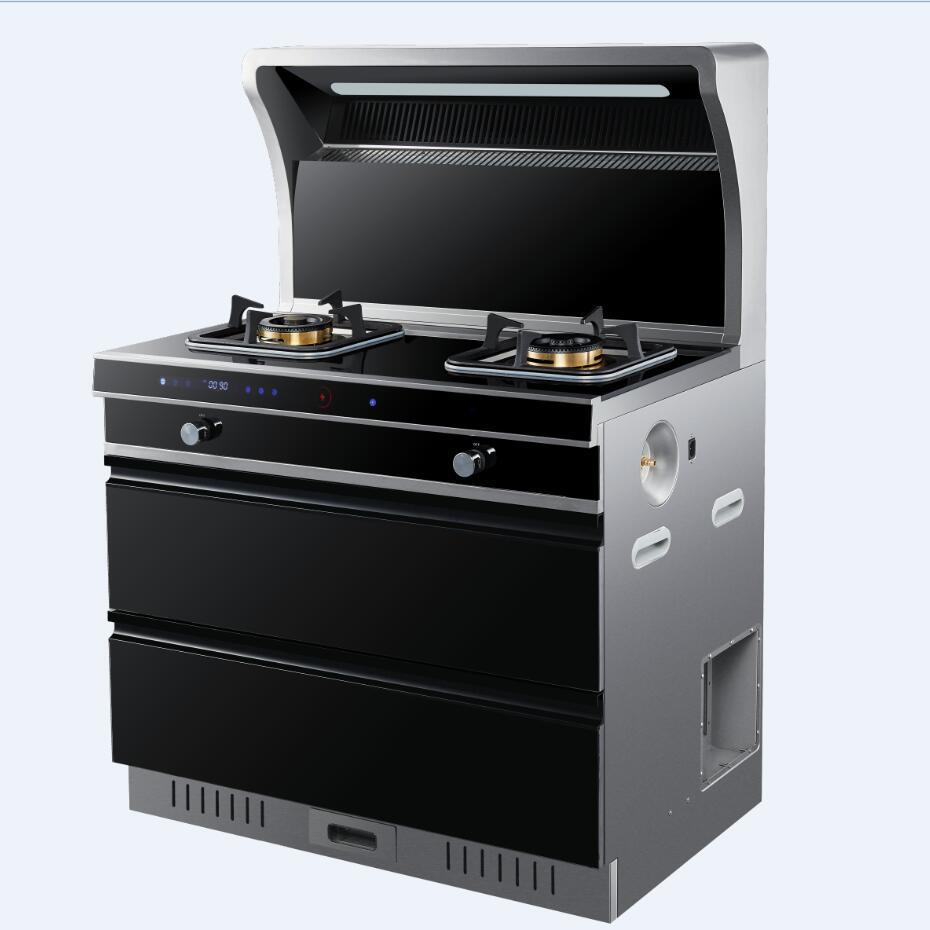 厂家生产批发一体式集成灶 高端厨房油烟机燃气灶消毒柜集成灶