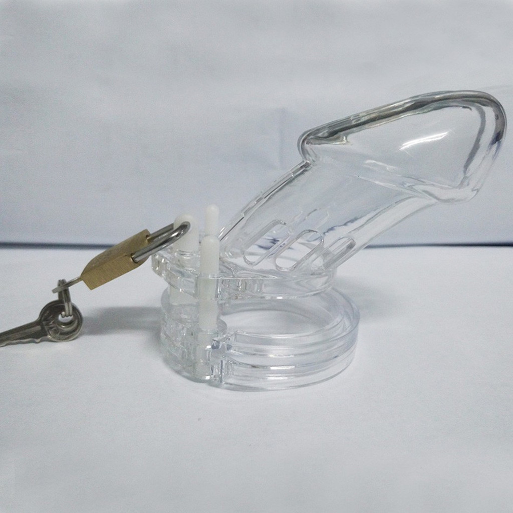 塑料贞操装置男性阴囊锁 阳具笼 防出轨情趣用品成人玩具 贞洁器