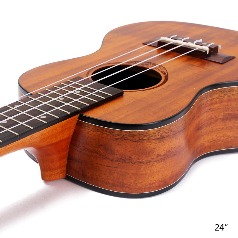 尤克里里24寸乌克丽丽小吉他寸尤克丽丽ukulele相思木