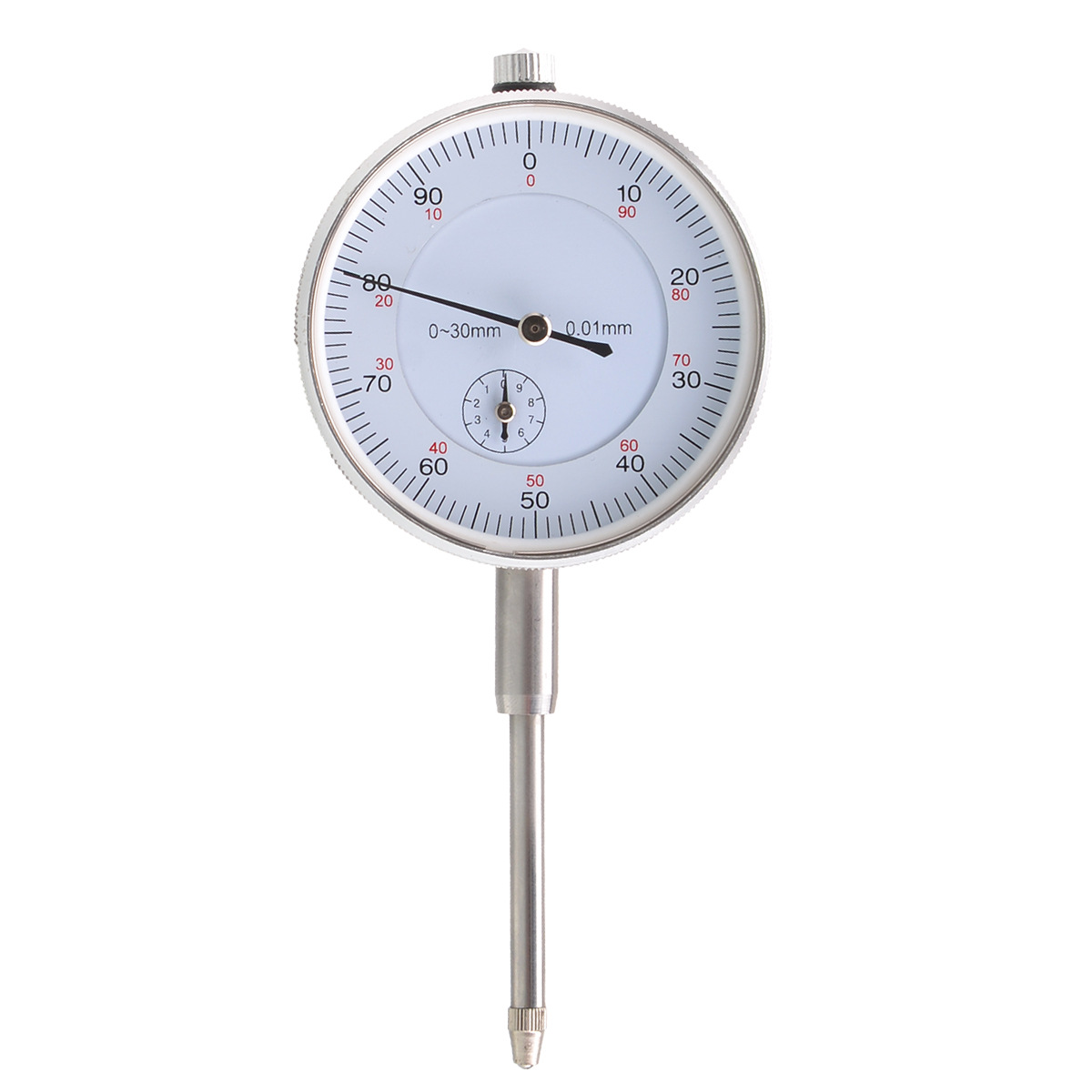 上海美禅量具0-10mm机械百分表英制百分表 a-08 a-09