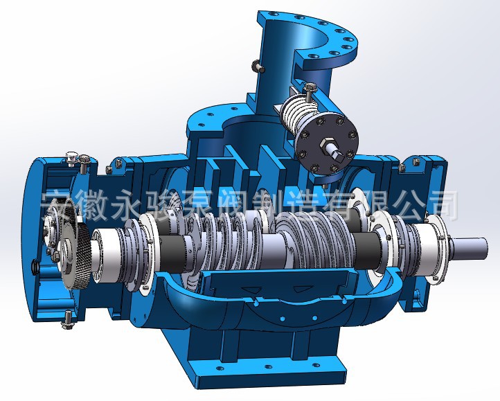 2gas双吸双螺杆泵 2gas78-30 油气混输螺杆泵 安徽永骏 厂家直销