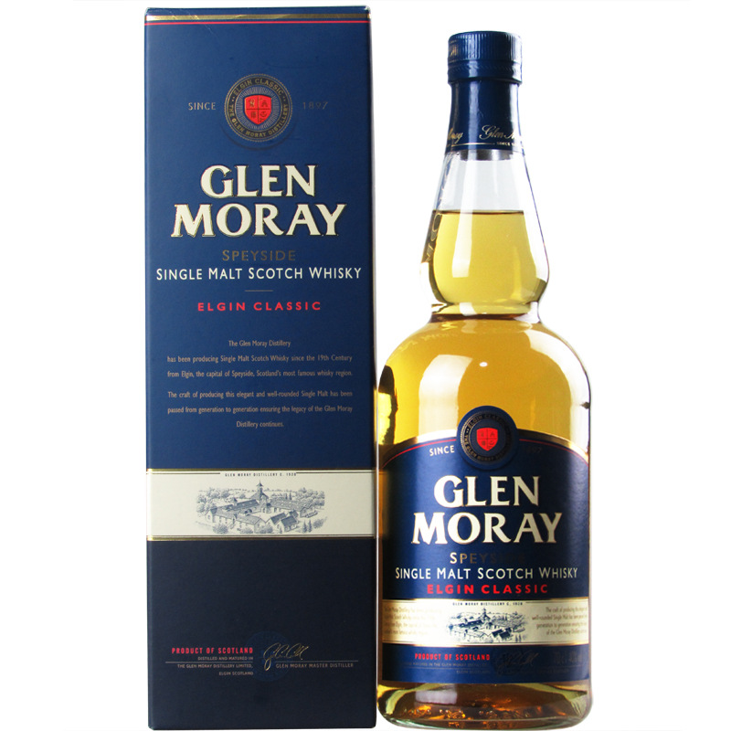 洋酒格兰莫雷12年单一纯麦威士忌glen moray12yearold原装**-燕麦产业