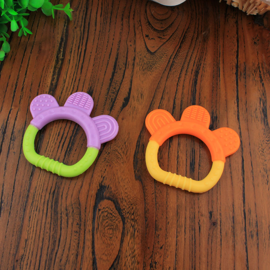 fierbaby品牌 婴儿咬牙器 牙胶 手掌型磨牙器 宝宝咬牙器 fb8807