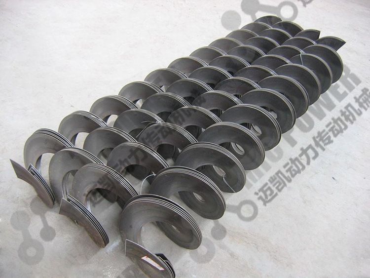 迈凯动力厂家直销不锈钢螺旋输送叶片 不锈钢绞龙叶片 3天出货