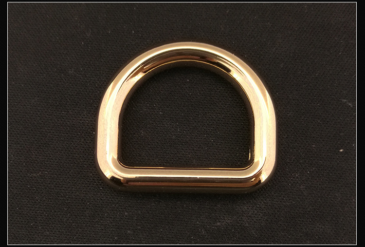 厂家批发半圆d扣 箱包织带扣定做 五金箱包配件 锌合金方扣d扣