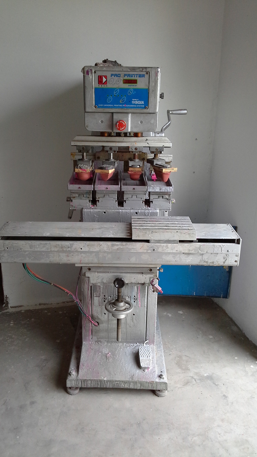 出售二手八九成新四色穿梭移印机 单色双色四色六色八色移印