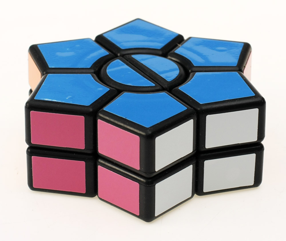 【点盛老牌六角魔镖sq魔方黑色底】2层异形魔方益智玩具创意批发