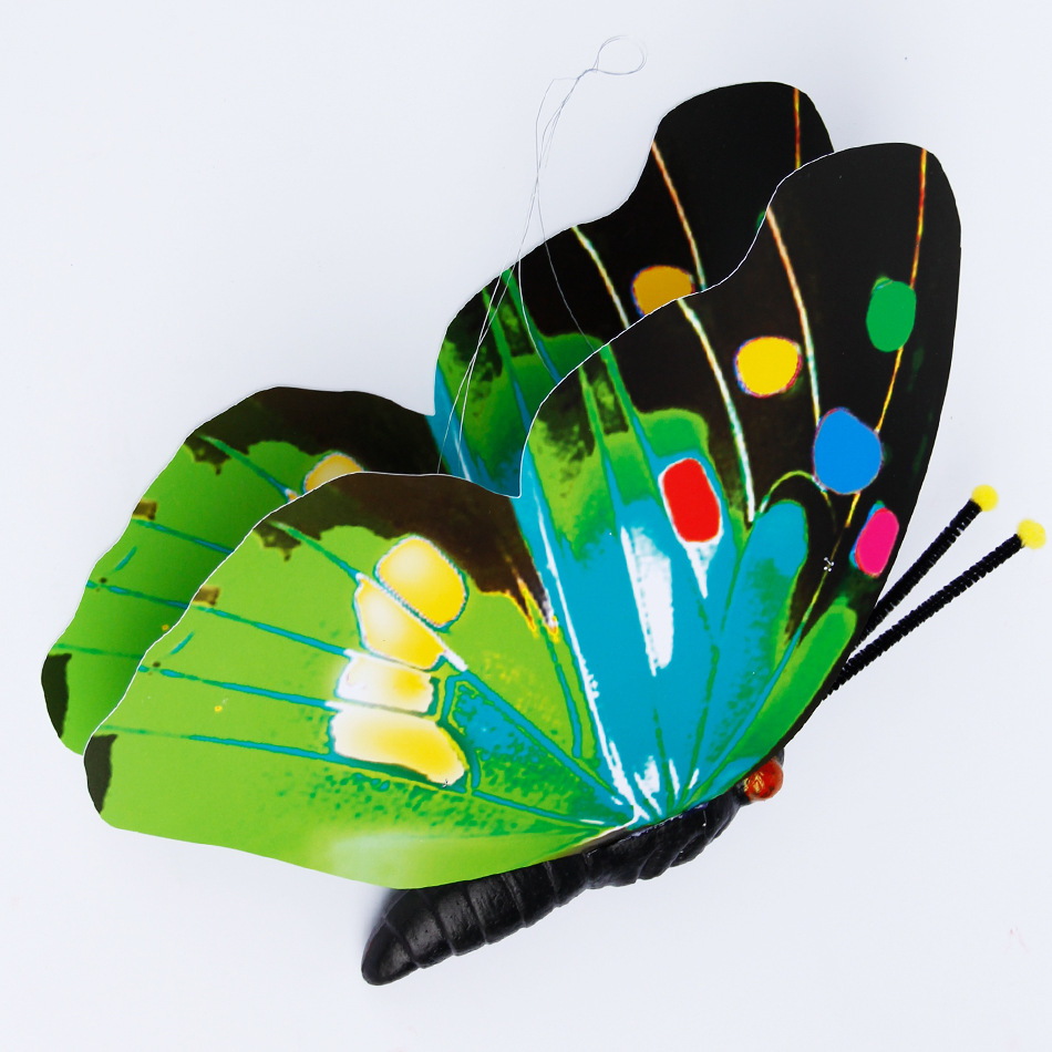 仿真挂式蝴蝶50厘米pvc工艺品装饰多色可选 厂家直销供应