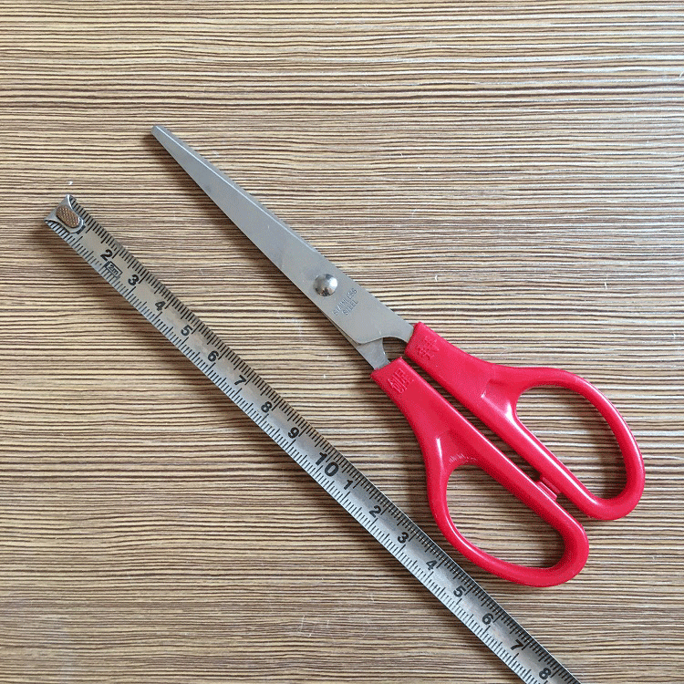 6寸不锈钢排剪学生剪刀家用多功能剪刀剪纸布线办公剪厂家批发n07