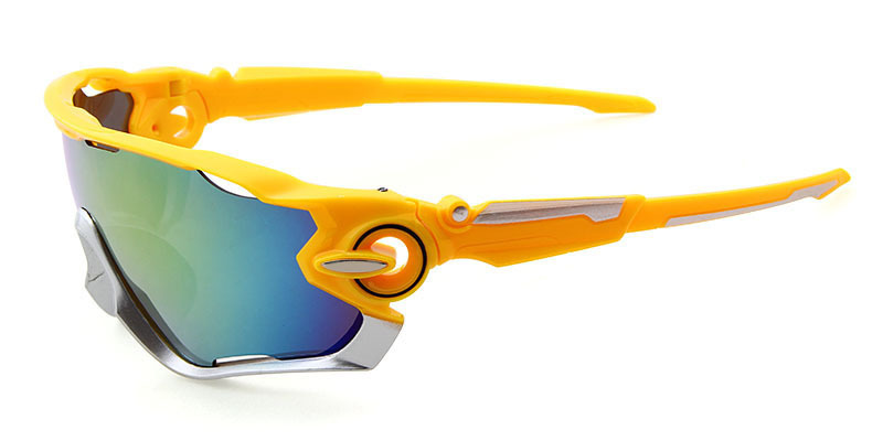 外贸运动骑行太阳镜 jawbreaker 户动运动眼镜 连体片多彩墨镜