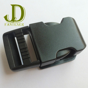 书包插扣安全扣方形底片插扣塑料三合一单边固定底座快插保险扣