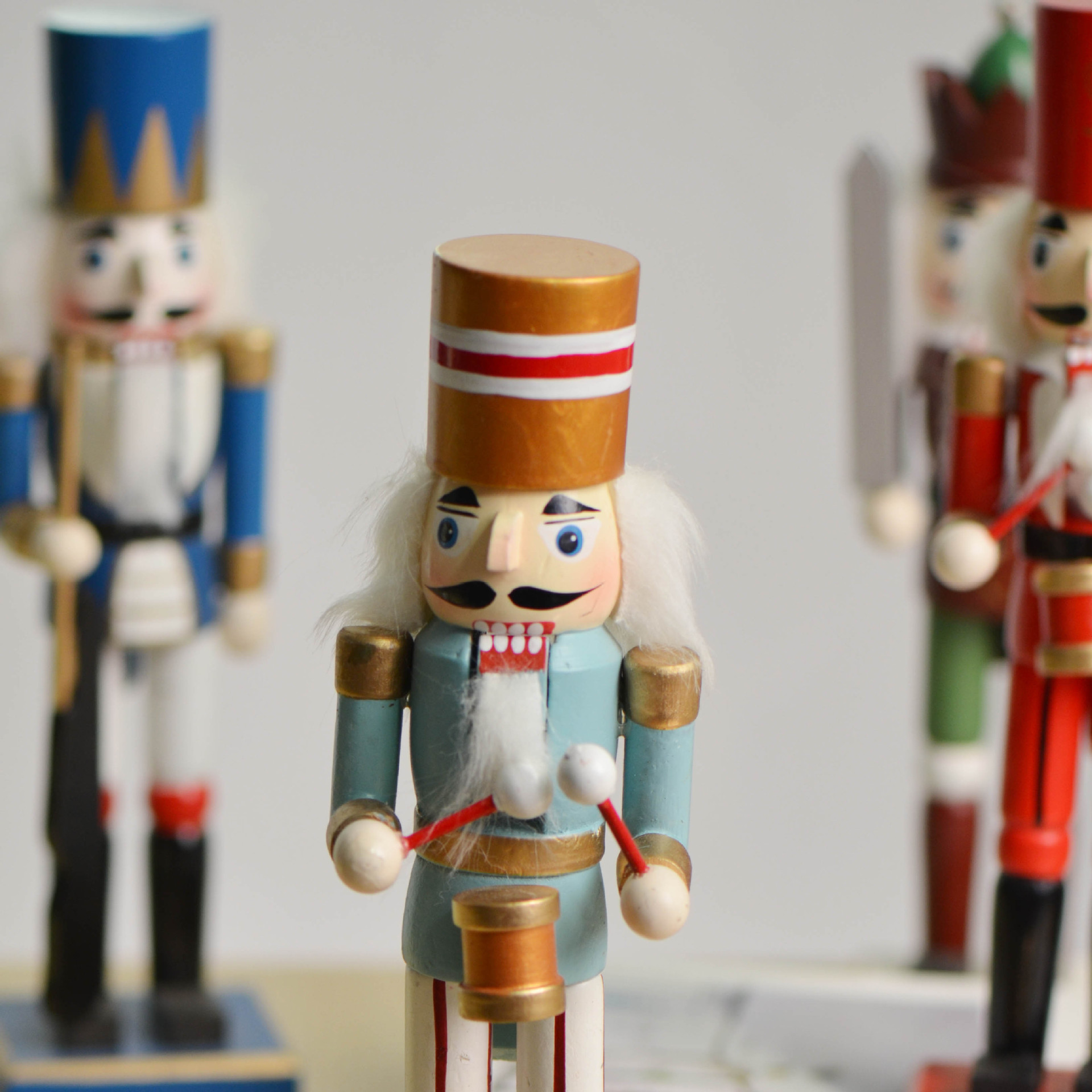 zakka胡桃夹子个性家居饰品创意木偶木质工艺礼品7款eg01