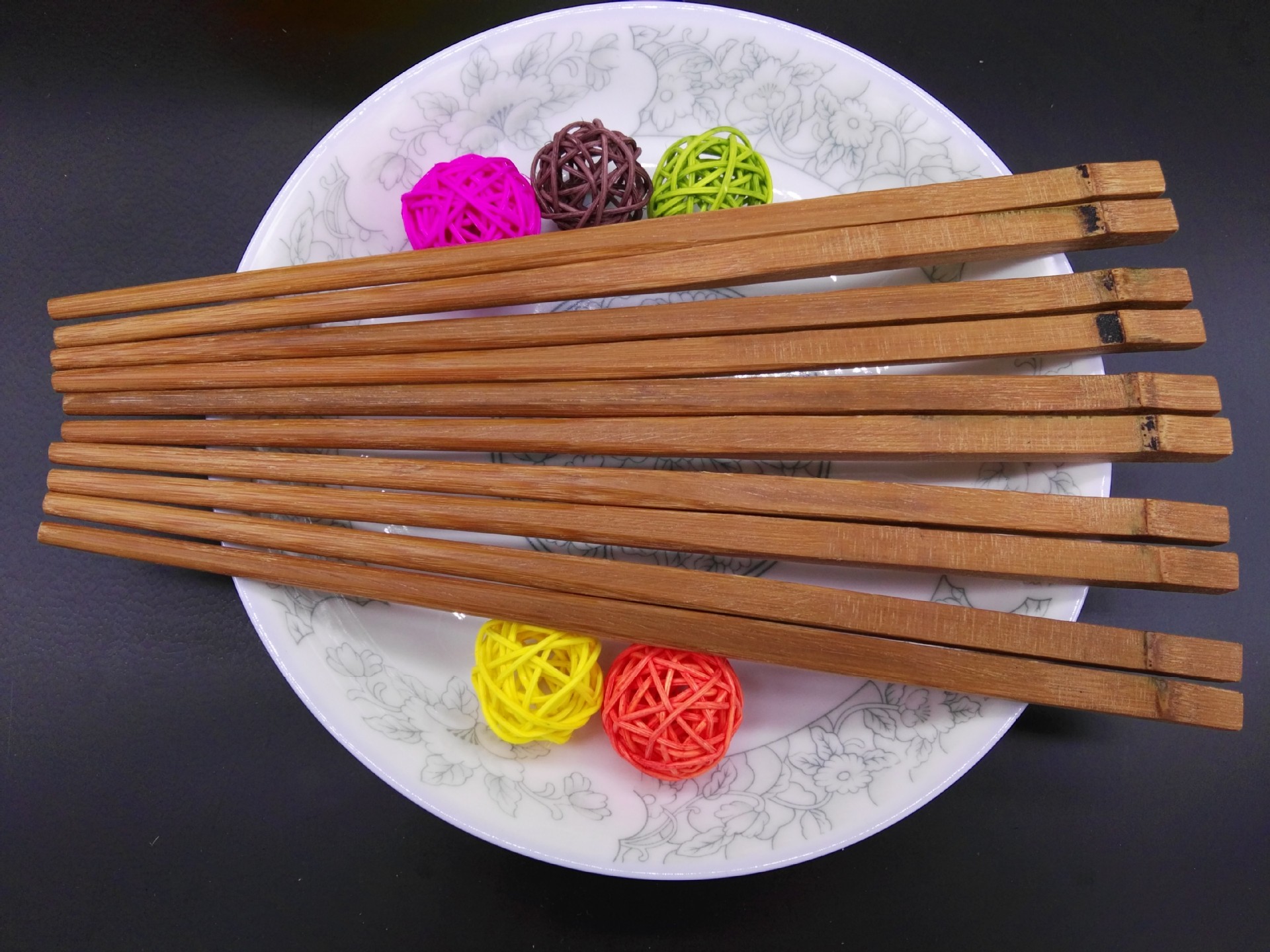 三仁箸 工艺竹筷 纯手工打造 碳化打油 可logo