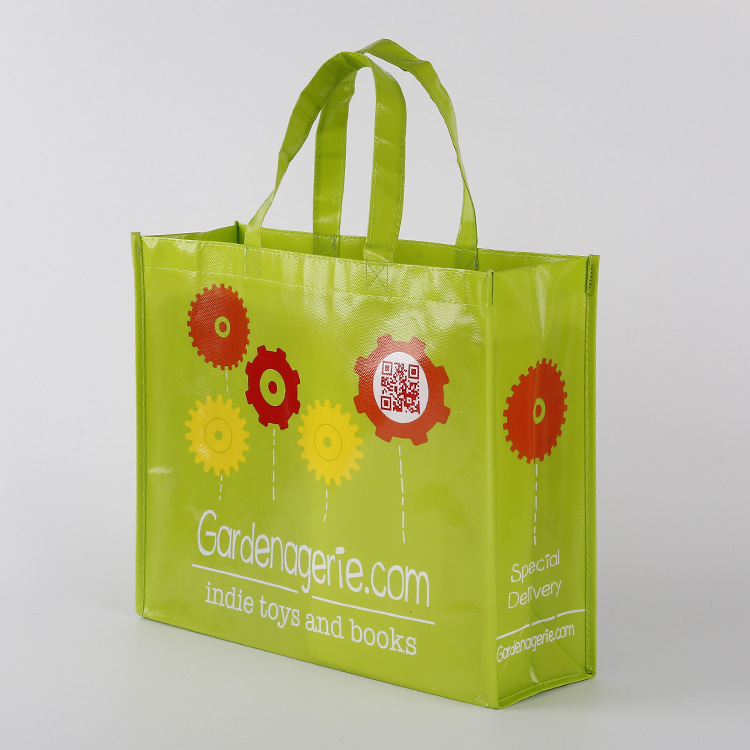 Bulk Custom Logo Tectorial Non-Woven Shopping Bag Exquisite Portable Advertising Packaging Bag