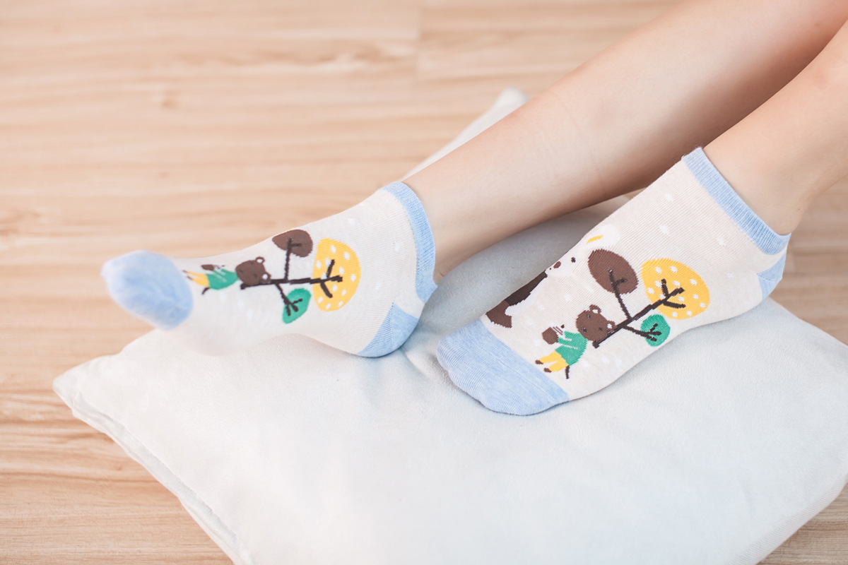 新款女士棉船袜 卡通萌小兔棉袜子批发淘宝