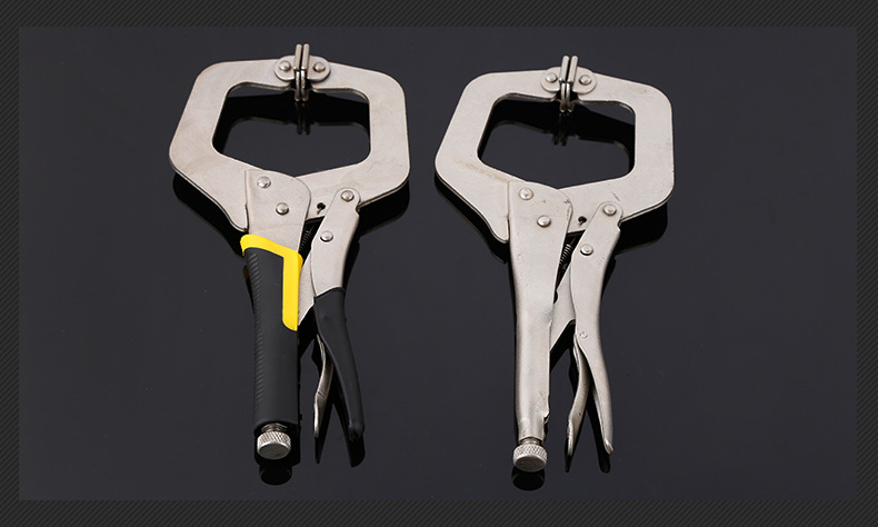 11寸活动头c型大力钳子夹钳 焊接固定夹手动钳子工具飞越大力钳