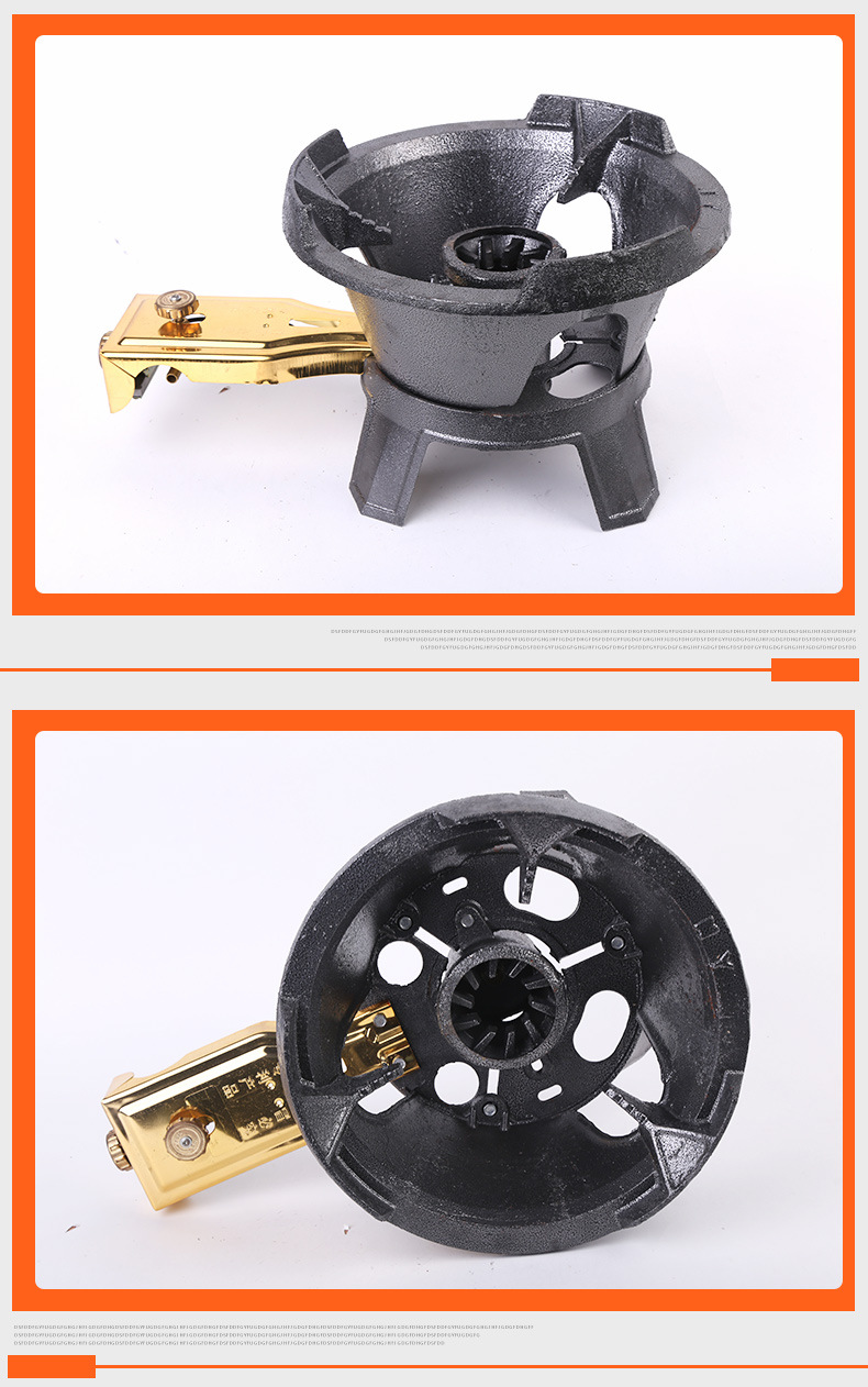 批发电子直喷中压猛火灶液化气燃气猛火灶煤气炉爆炒炉喷射炉家用