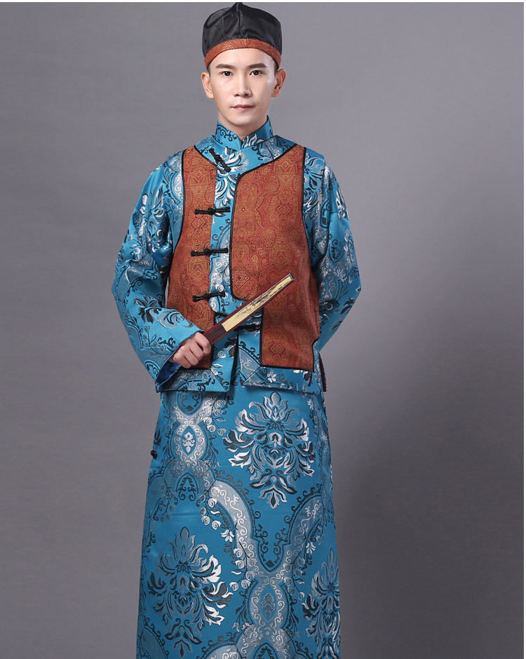 民国古代装少数民族相声清朝王爷阿哥贝勒老爷男唐装舞台演出服装