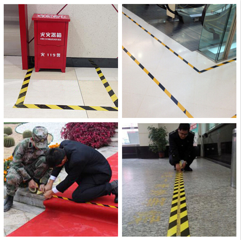 【用途】:胶带可用于地面,立柱,建筑,交通等区域的警示标志.