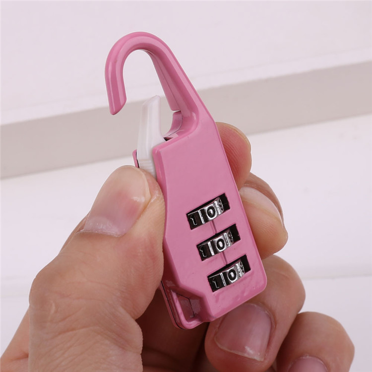 跨境亚马逊锌合金旅行密码锁 三位数字行李箱包密码锁 密码挂锁