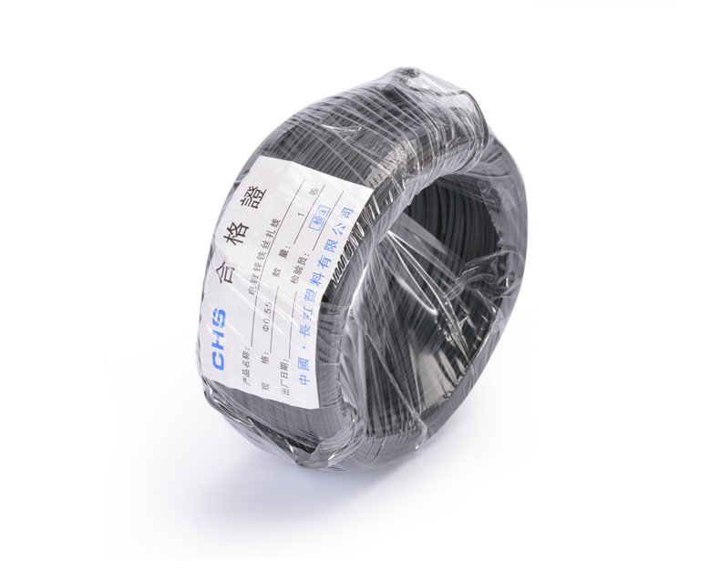 55电镀锌铁丝扎线 铁丝扎丝 电缆扎线 扎带【 黑白