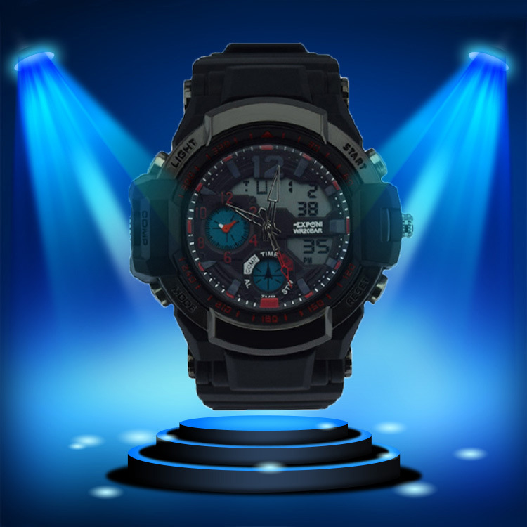 led夜光爱普新款火爆热销运动防水防震时尚电子表