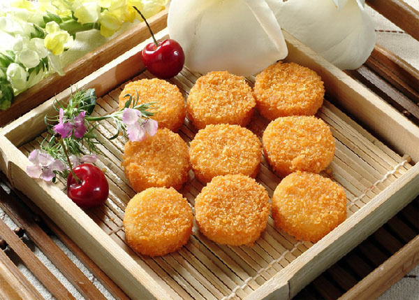 蓝顿旭美f20 圆薯饼 早歺薯饼 2公斤1包 1箱5包 170元1箱