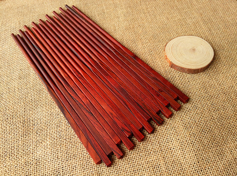厂家直销 大红酸枝红木筷子 老料酸枝木筷 高档礼品