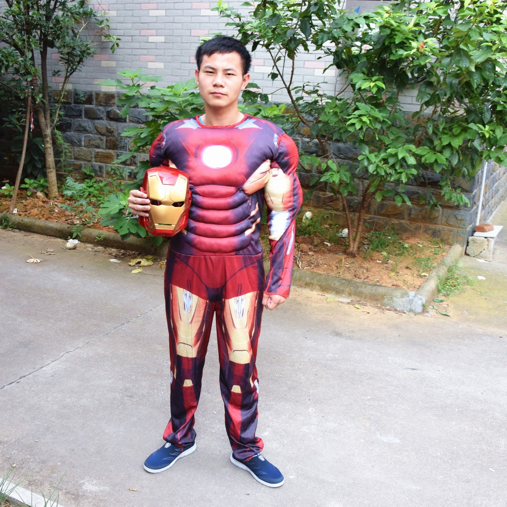 万圣节成人钢铁侠服装cosplay衣服美