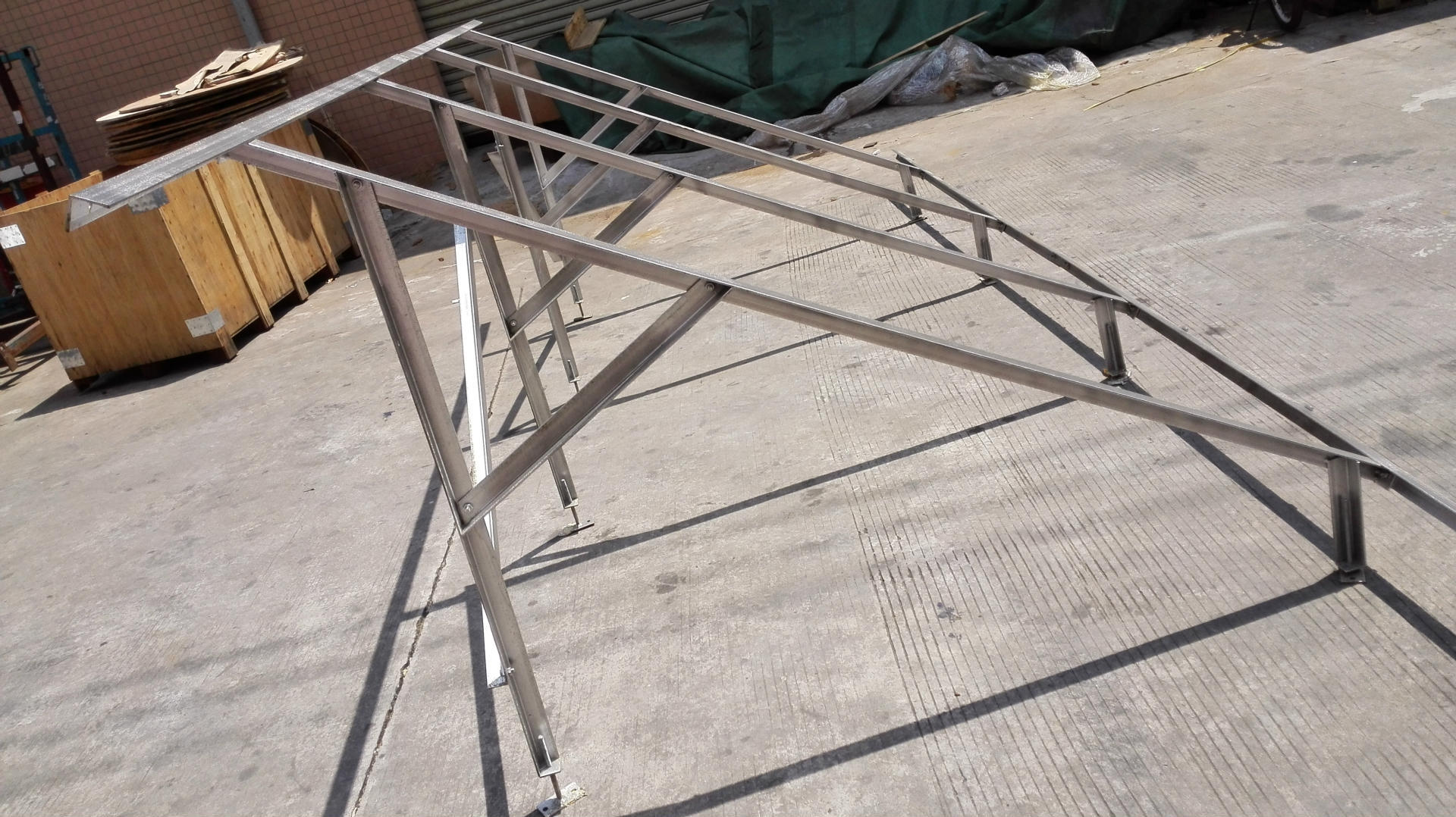 平板太阳能工程支架,热镀锌支架,太阳能支架,工程支架价格