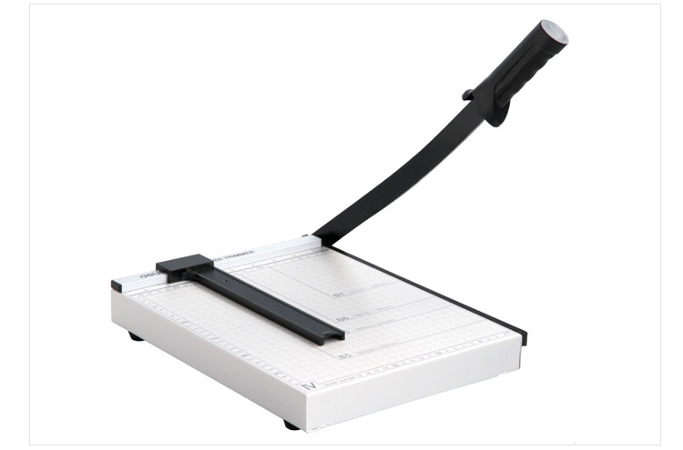得力切纸刀8014手动切纸机裁纸机a3a4钢制相片切割照片卡片