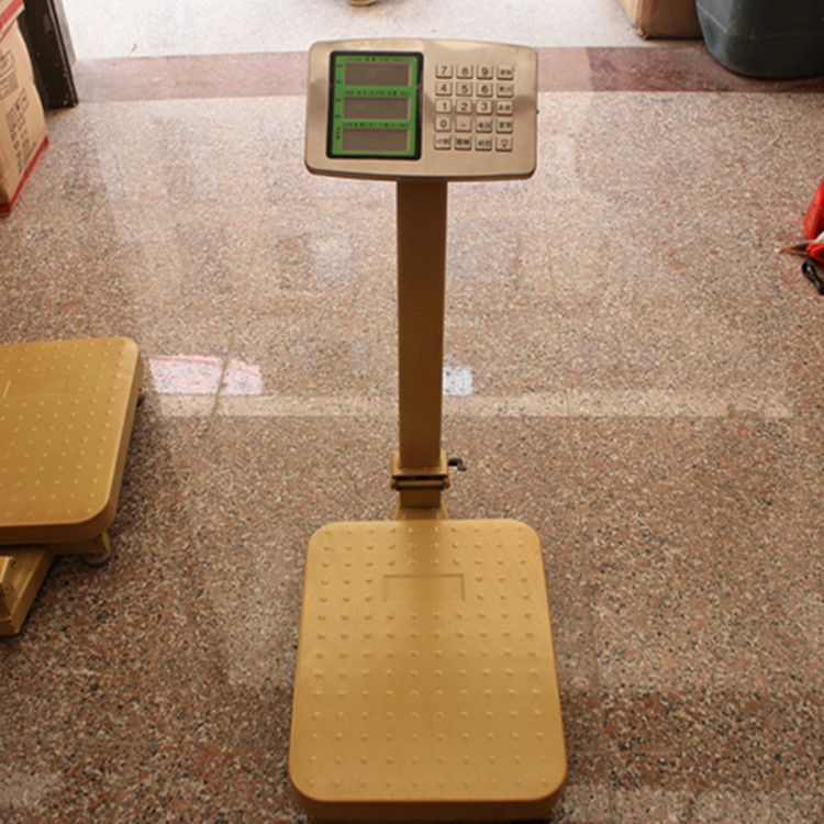 土豪金电子台秤150kg 电子计价秤 电子秤 电子称 折叠台秤