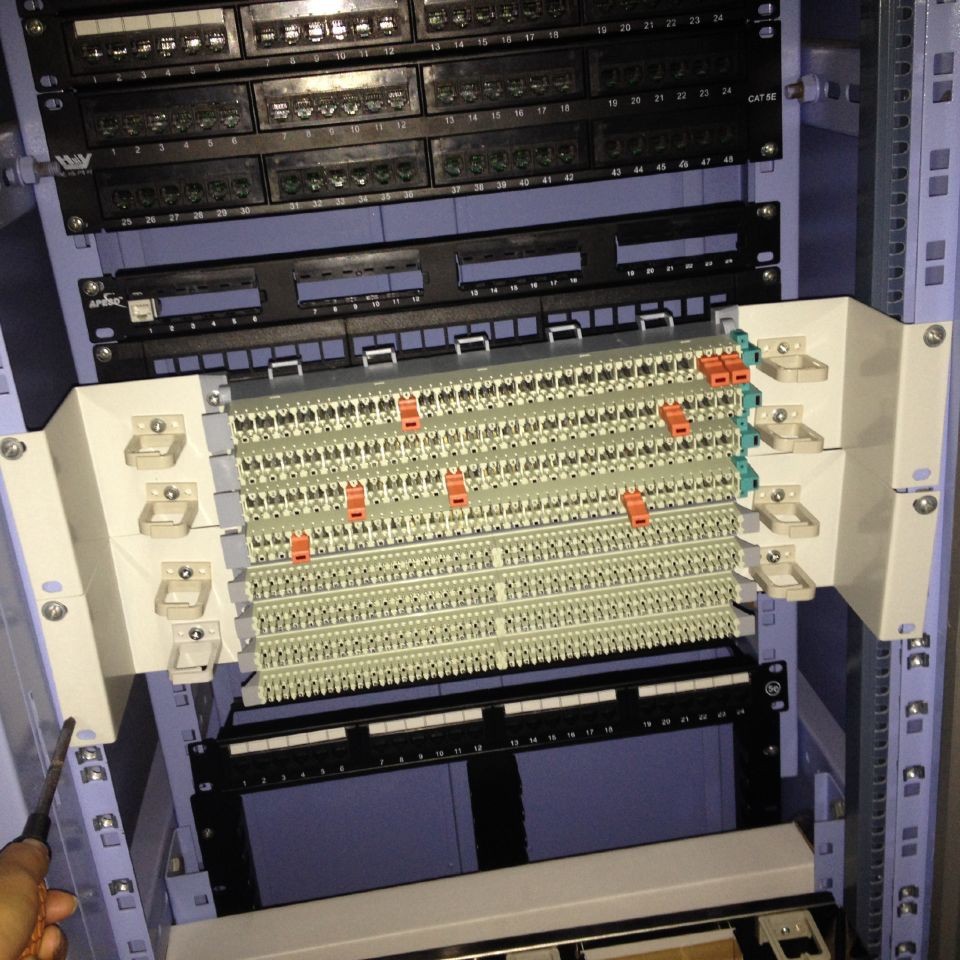 日海128测试排100回线保安接线排外线模块mdf总配线架