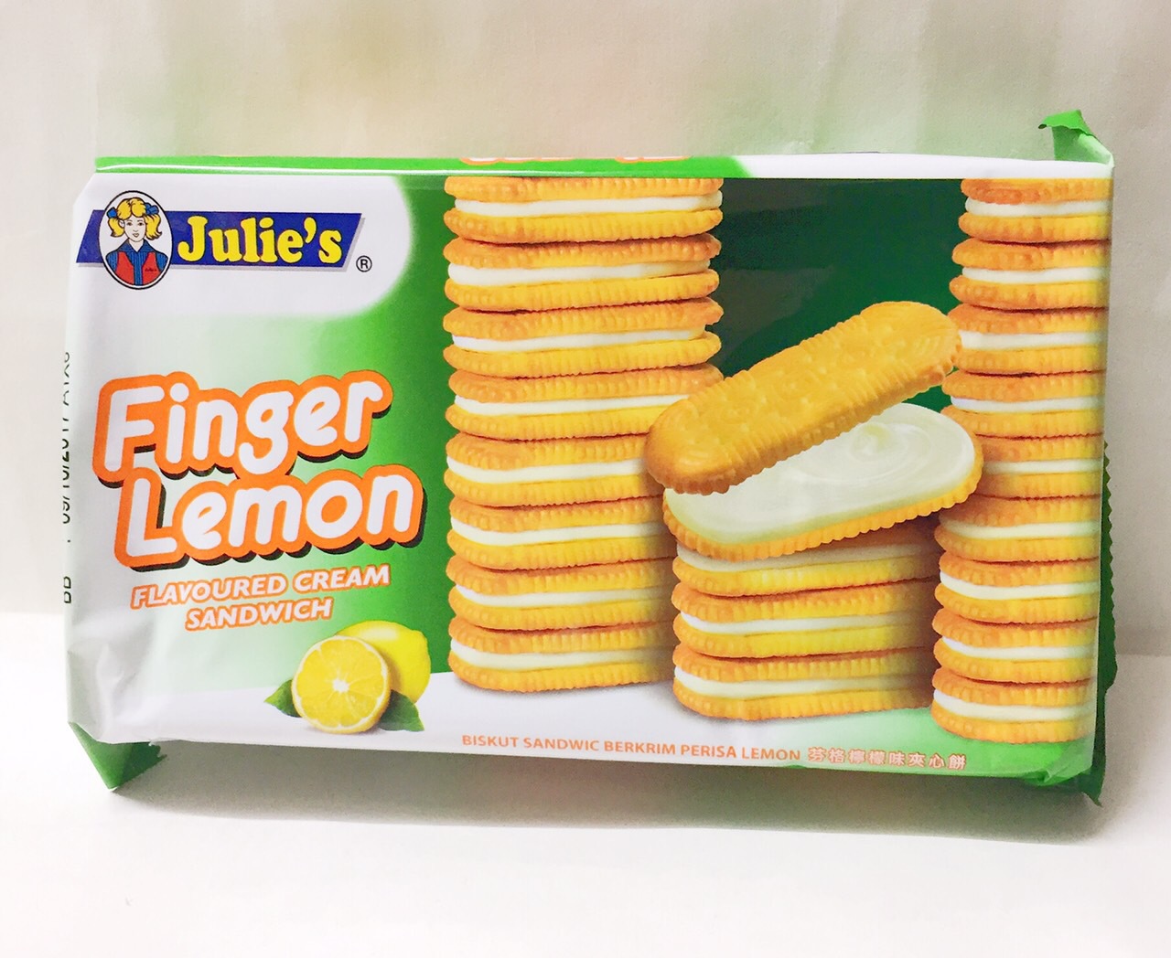 马来西亚进口 julies朱蒂丝花生酱/乳酪 三明治夹心饼干135g