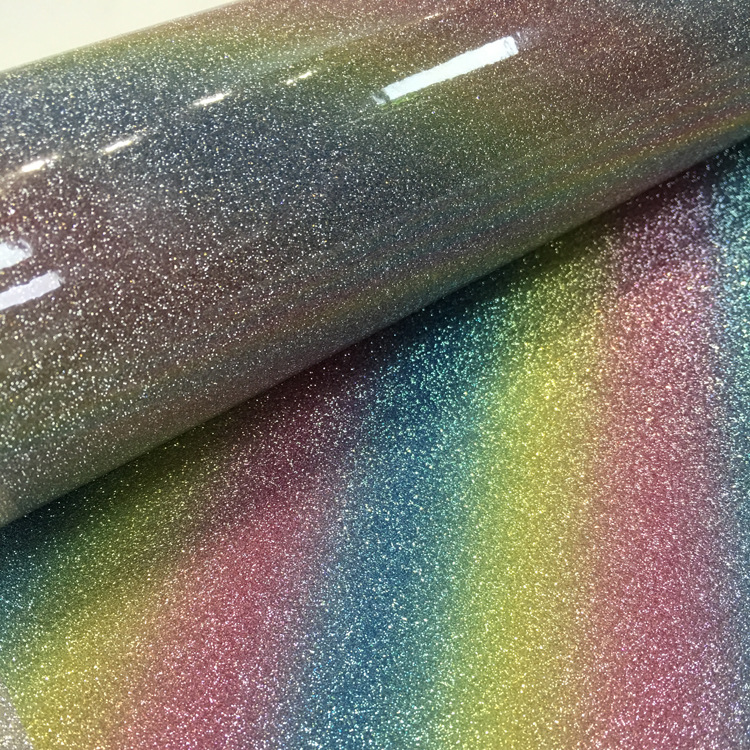 渐变彩虹七彩闪粉 彩虹格利特 彩虹手机壳 变色闪粉鞋材包装礼盒