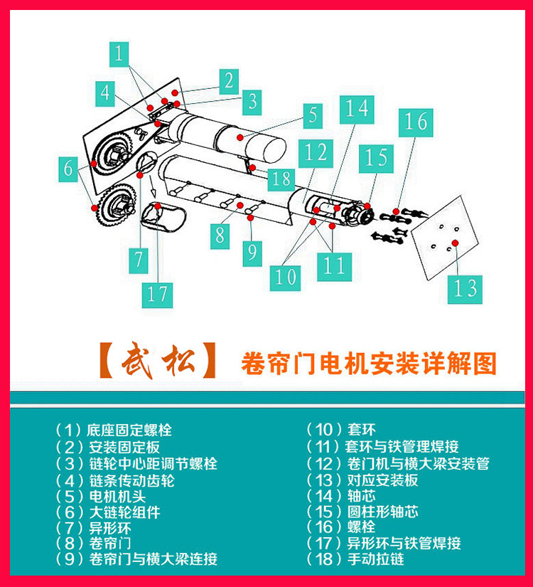 供应信息 直流电动机 交直流卷帘门机1000kg卷门机整套 卷帘门电机 卷