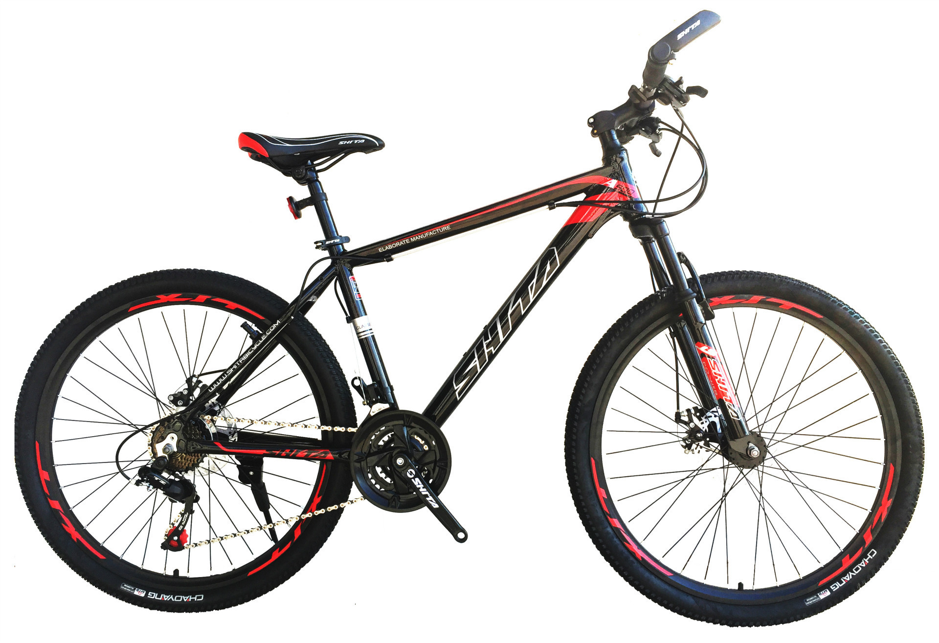 2017热销24/26寸山地自行车 变速双减震碟刹山地车标准型a500