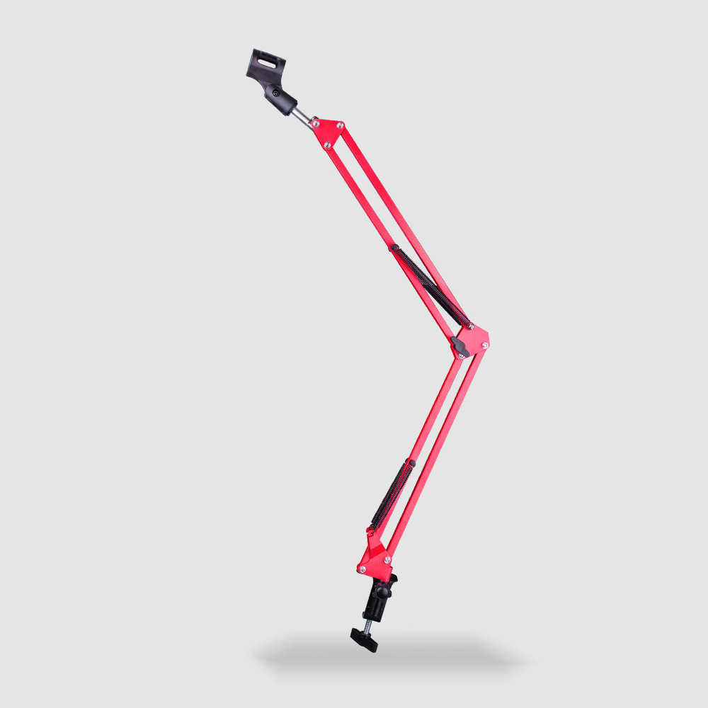 悬臂支架 35纯白色万向支架05 录音话筒桌面支架