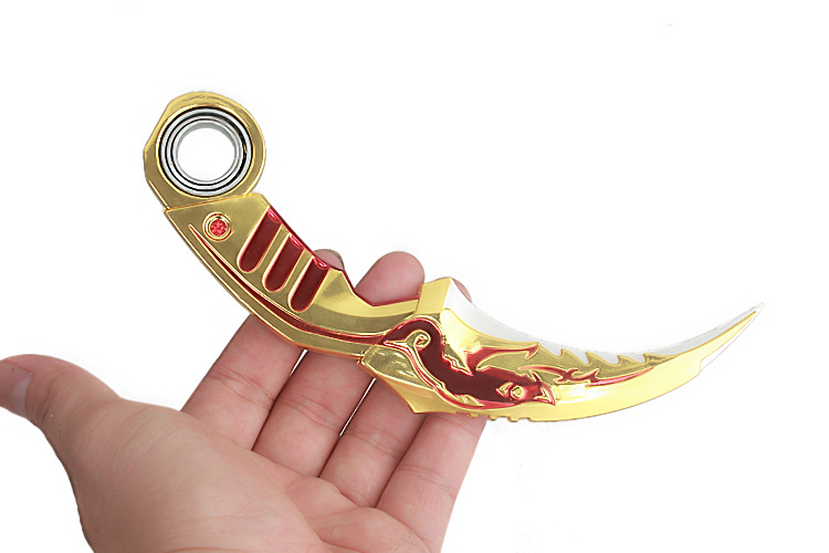 cf武器 双持毒牙 黄金毒牙对装可旋 未开刃生死狙击兵器模型周边